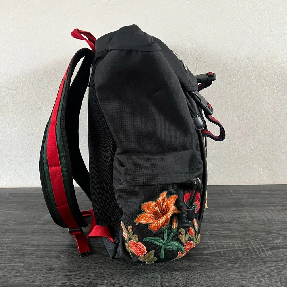 Gucci L'Aveugle Par Amour Embroidered Tech Pack Backpack - Picture 7 of 13